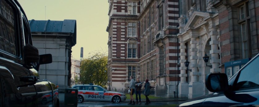 Exterior of psychiatric hospital.