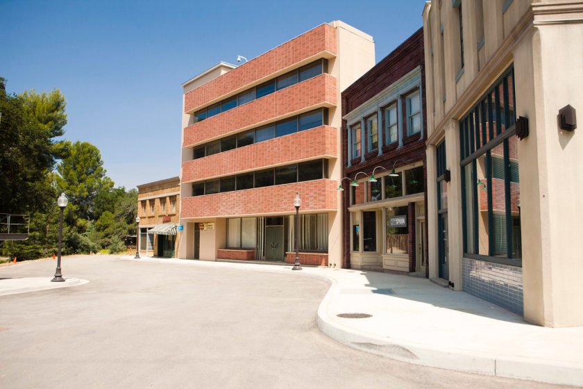 Street View of the building facade for Vision's office.