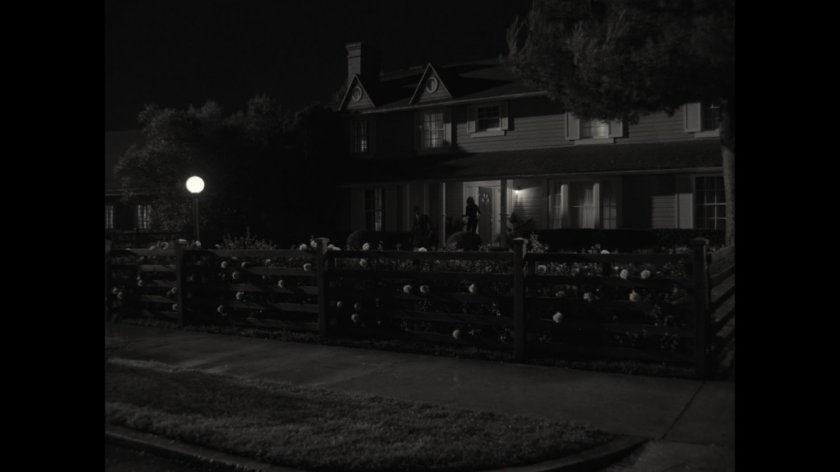 Exterior of the Vision house circa 1960s.