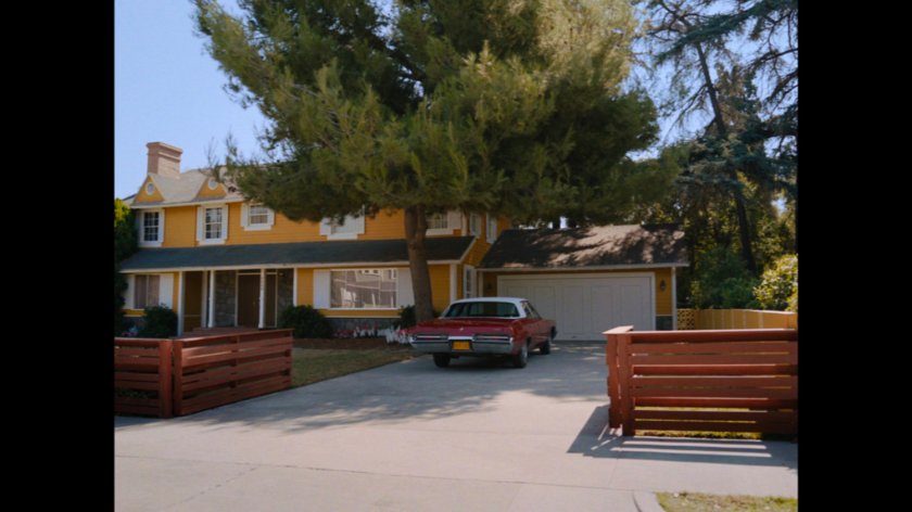 Exterior of the Vision house circa 1970s.