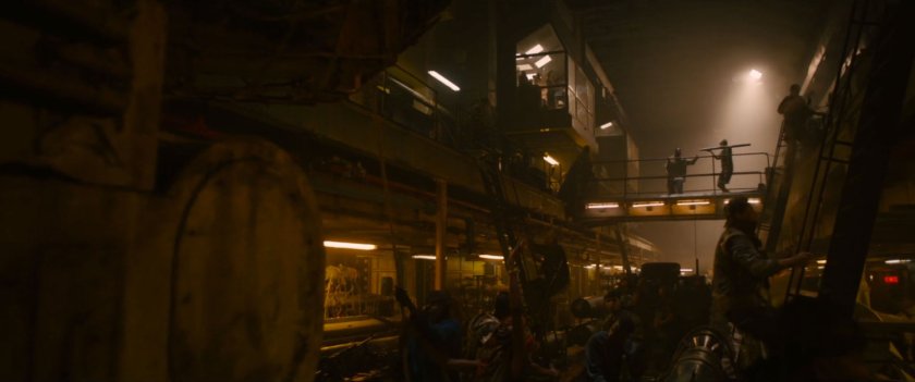 Interior of The Churchill tanker ship.