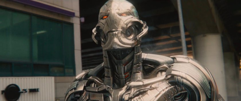 Close-up of Ultron on Seoul street.