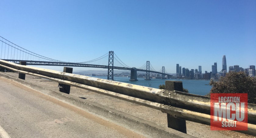 Exclusive image of Bay Bridge from Treasure Island.
