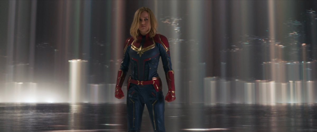 Carol Danvers stands resolute in her mindscape.