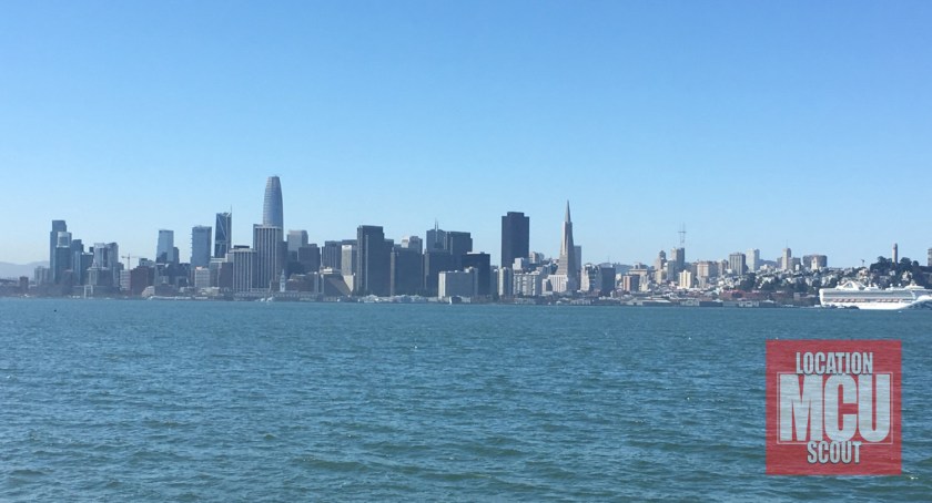 Exclusive image of downtown San Francisco from Treasure Island.