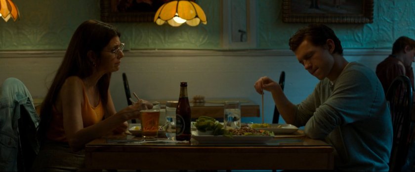 May and Peter inside Prachya Thai restaurant.