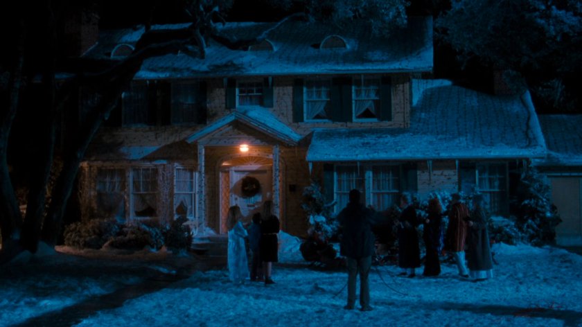 Exterior of Griswold house in National Lampoon's Christmas Vacation.