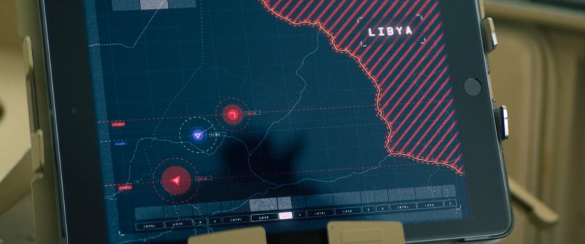 Map of Tunisian canyon.