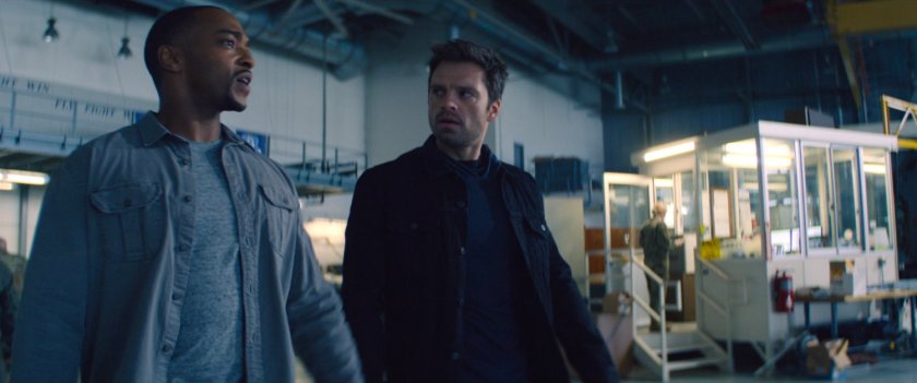 Sam and Bucky at an Air Reserve Base.