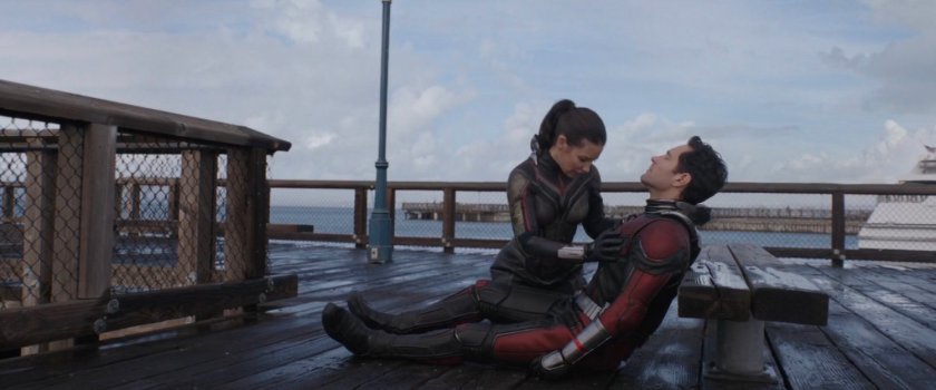 Hope cradles Scott on the pier at the Embarcadero.