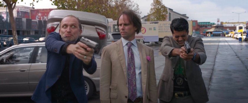 Sonny Burch and two thugs at the Embarcadero.