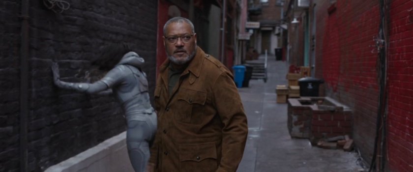 Bill Foster and The Ghost in an alley.