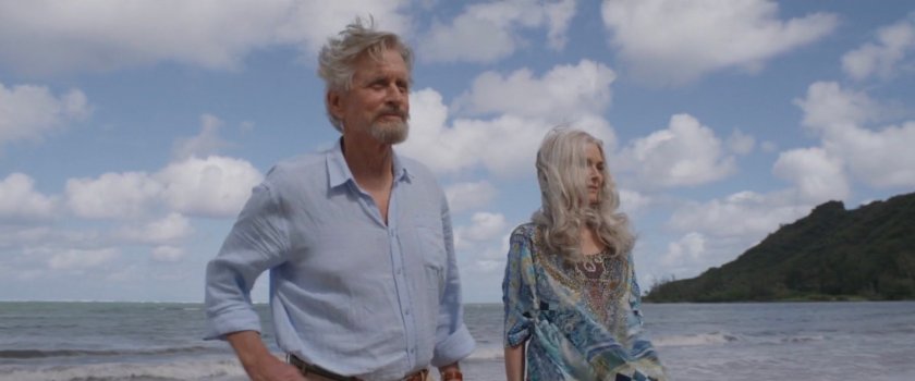 Hank and Janet on a tropical beach.