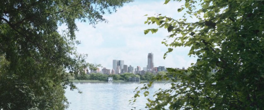 New York skyline from Central Park.
