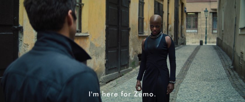 Bucky and Ayo in Riga alley.