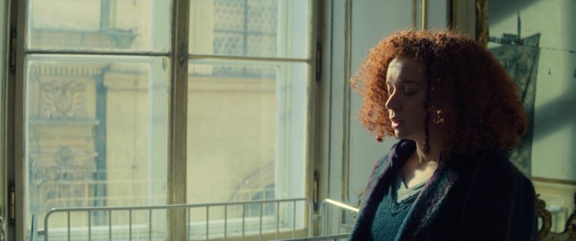 Karli inside GRC Resettlement Camp.