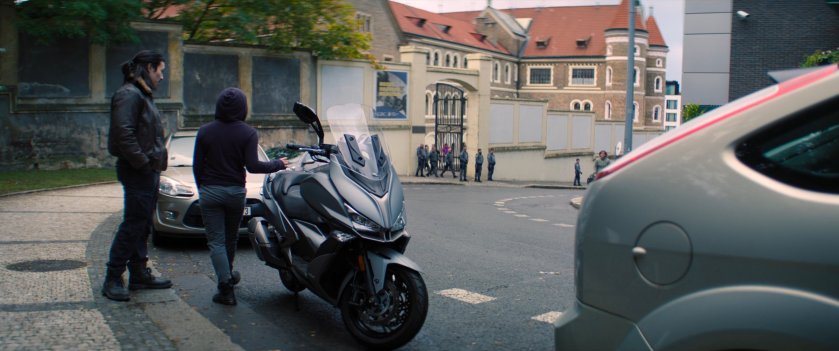 Karli and Dovich in front of GRC Supply Depot.