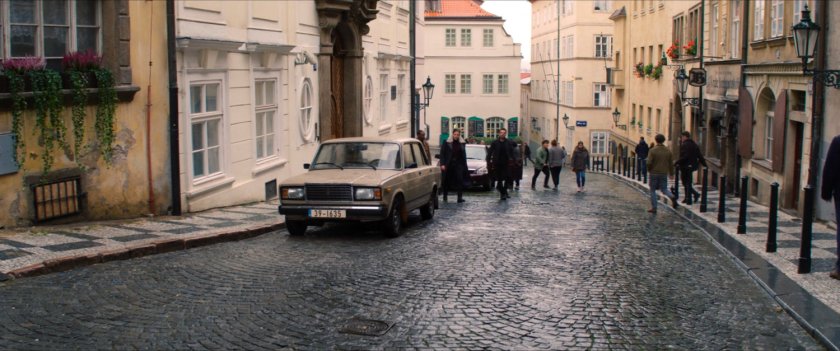 View down Latvian street.