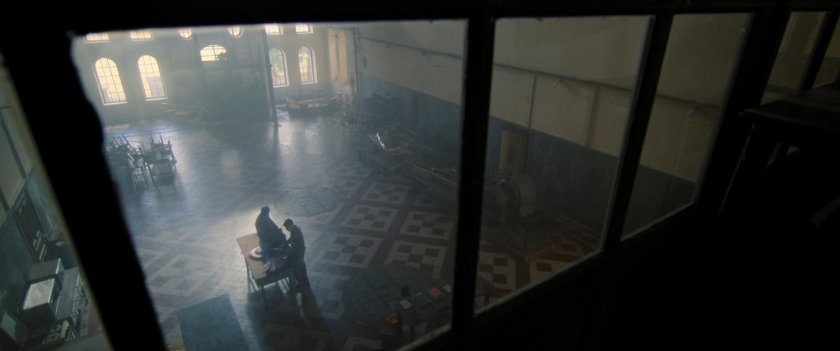 Sam and Lt Torres inside the Flag Smasher camp building.