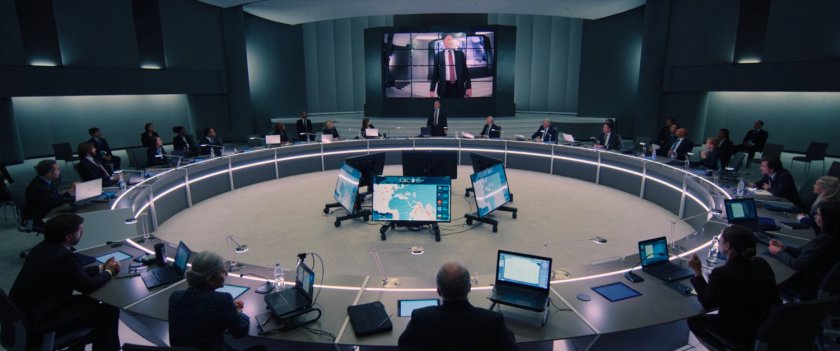 Interior of GRC Council Chamber.