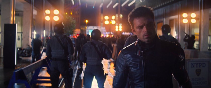 Bucky in plaza in front of GRC Headquarters.