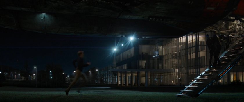Exterior of the Avengers Facility.