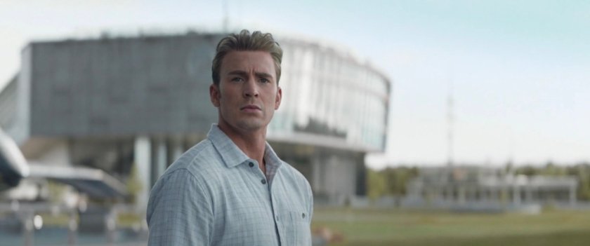 Steve Rogers outside the Avengers Facility.
