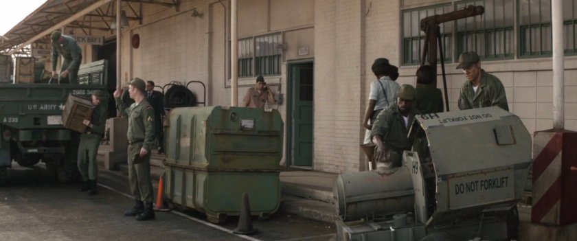 Exterior Camp Lehigh loading dock.