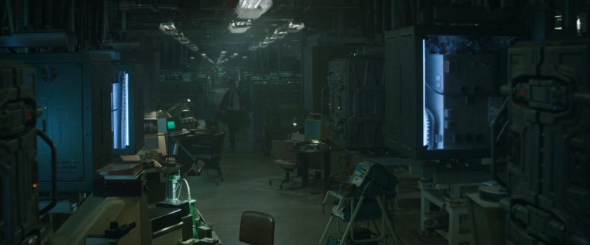 Interior Camp Lehigh laboratory area.