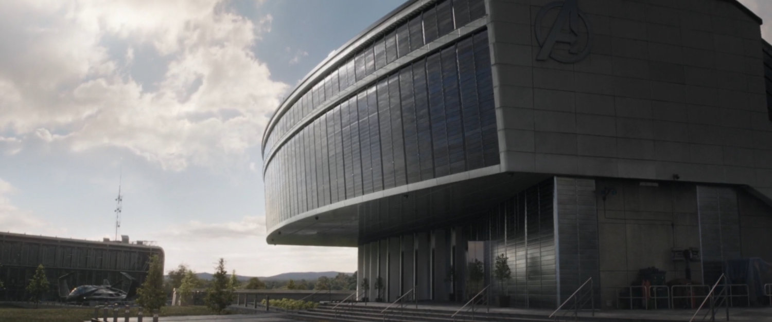 Exterior of the Avengers Facility.