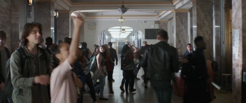 Interior hallway of Midtown High.