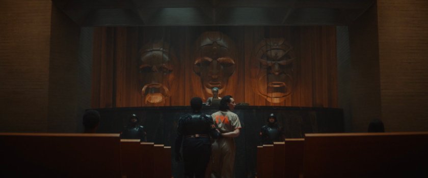 Loki inside TVA Time Court.