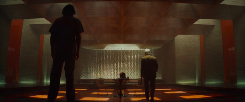 Loki and Mobius inside TVA Time Theater.