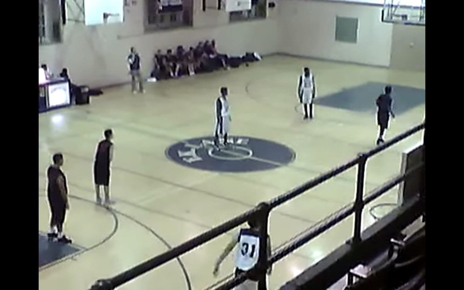 Clip from YouTube showing interior of gym filming location.