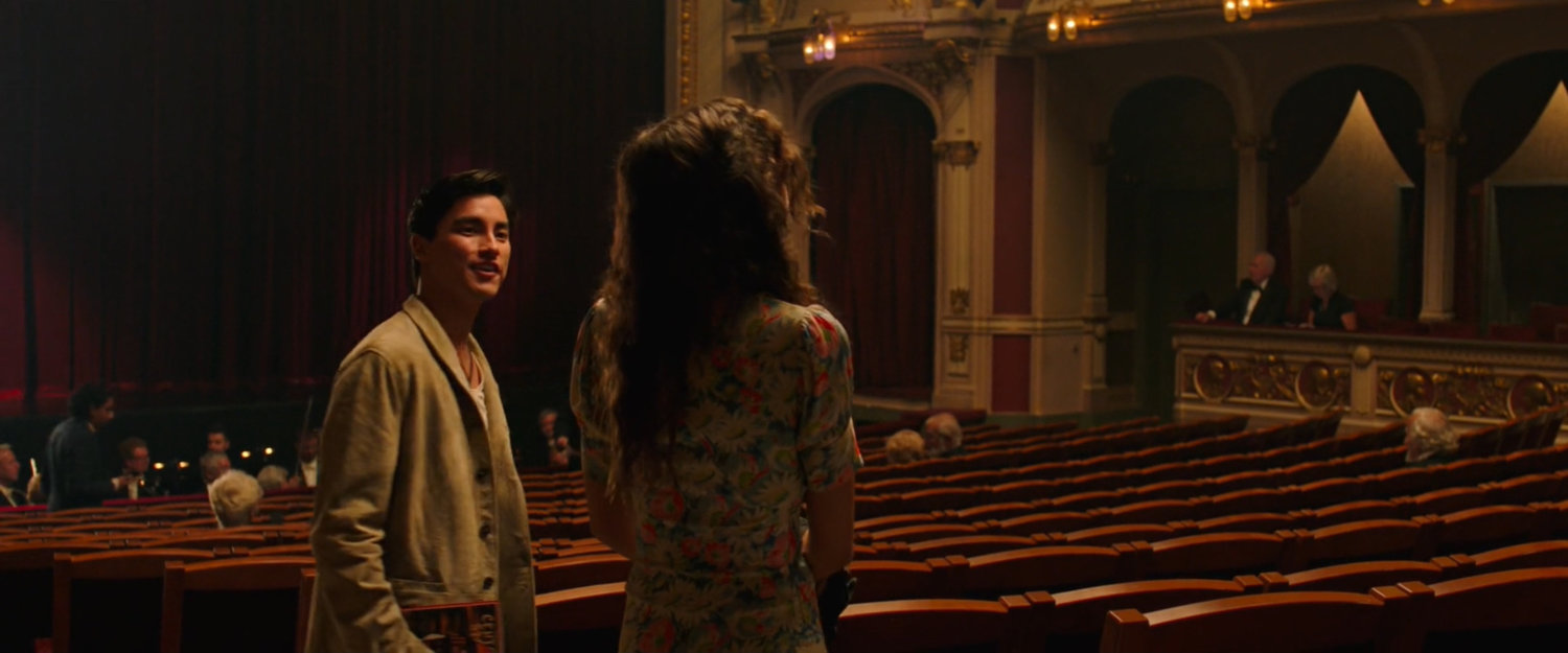 Brad and Michelle inside Prague opera house.