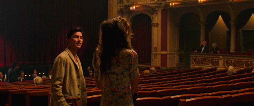 Brad and Michelle inside Prague opera house.