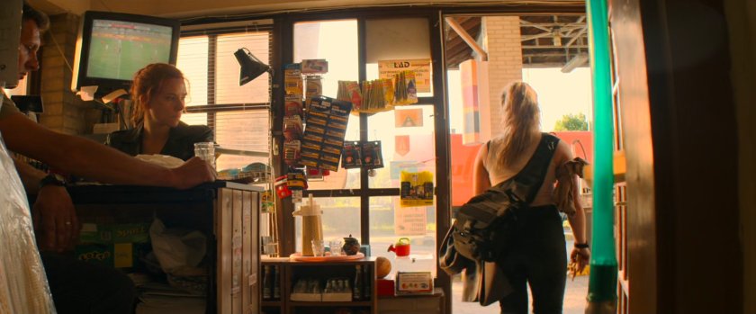 Yelena and Natasha inside Varoil gas station.
