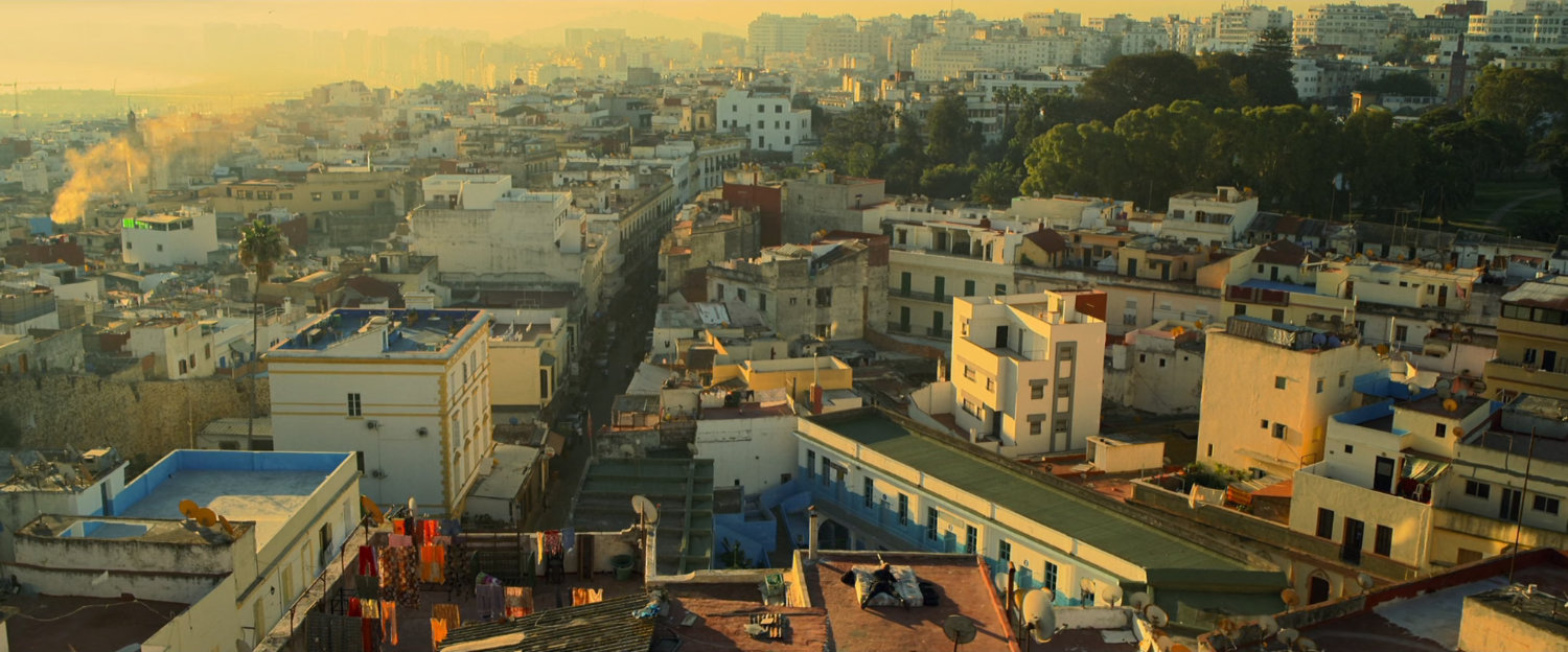 Aerial view of Morocco.