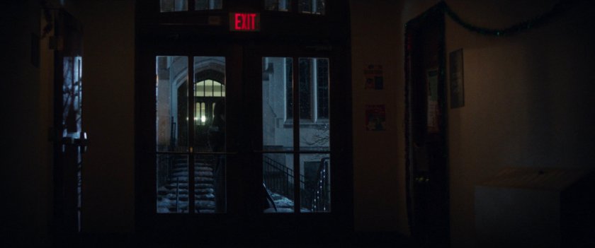 Interior of college campus building.