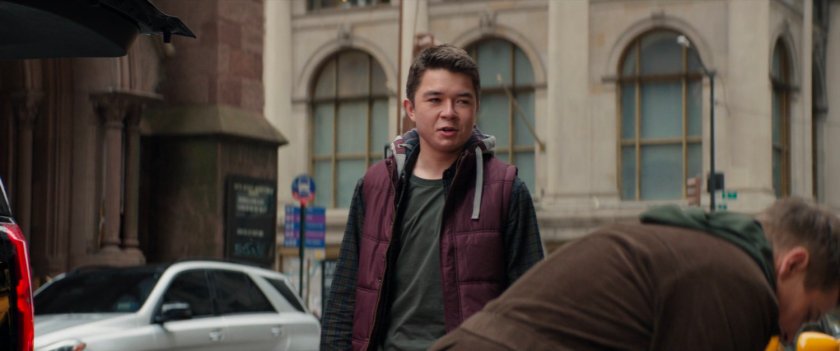 Cooper outside the Peninsula Hotel.