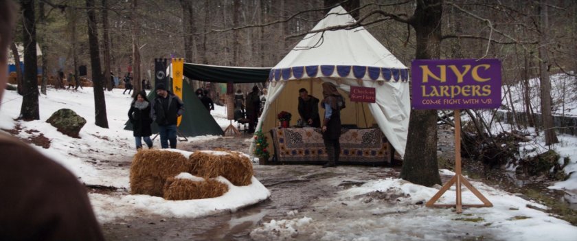 The entrance to the NYC Larpers group in Central Park.