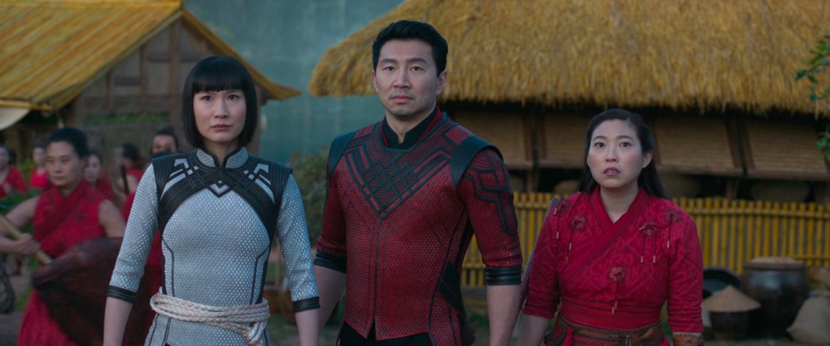 Xialing, Shang-Chi, and Katy in Ta Lo.