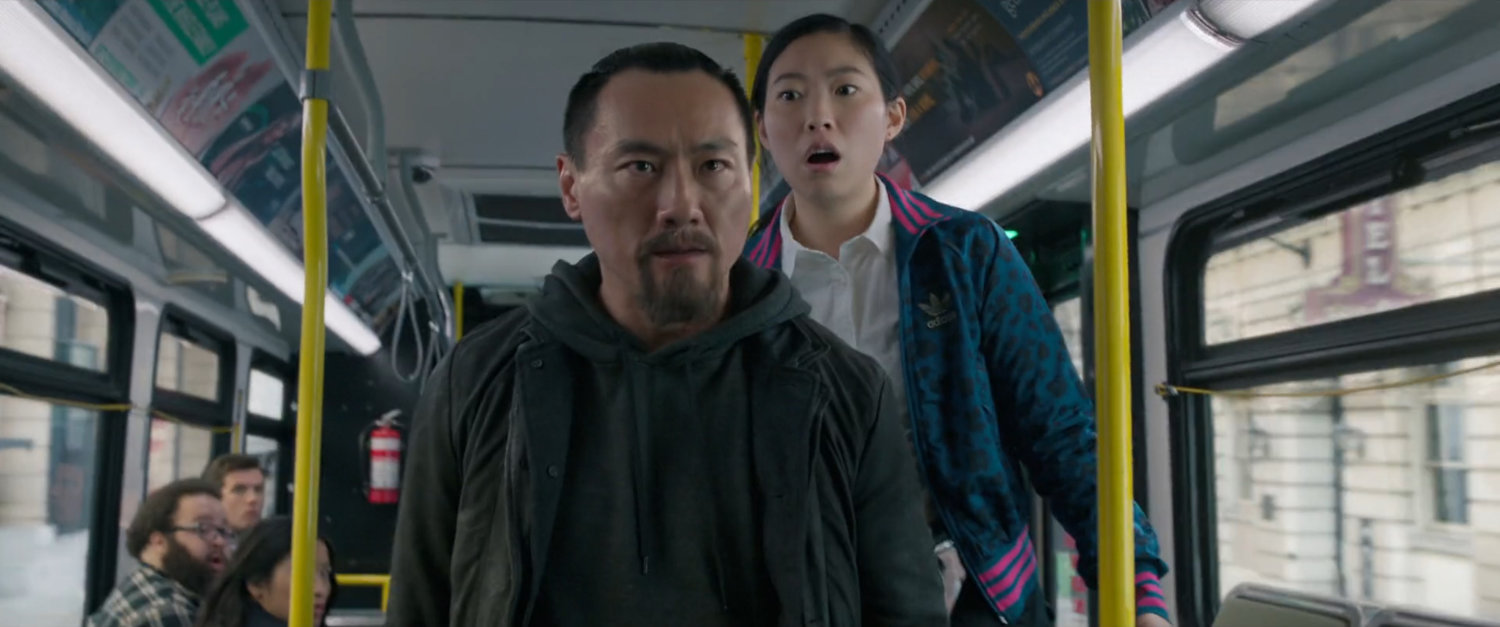 Katy and a Thug on a San Francisco metro bus.