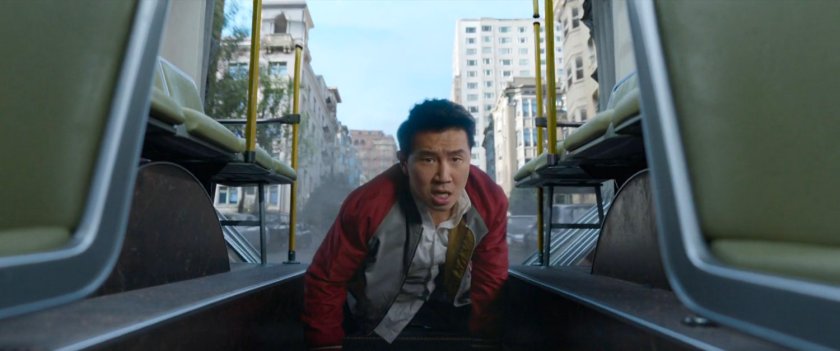 Shaun on a broken open San Francisco metro bus.