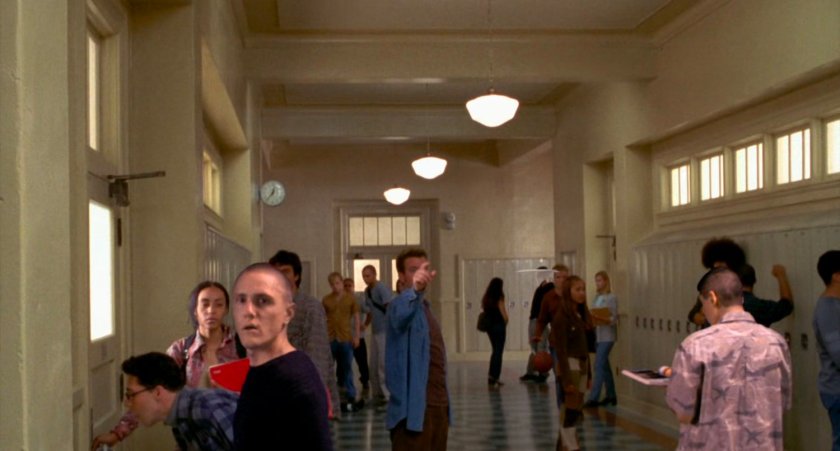 School hallway of Midtown High School.