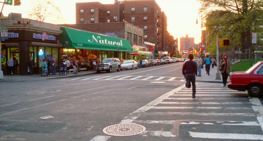 New York street intersection.