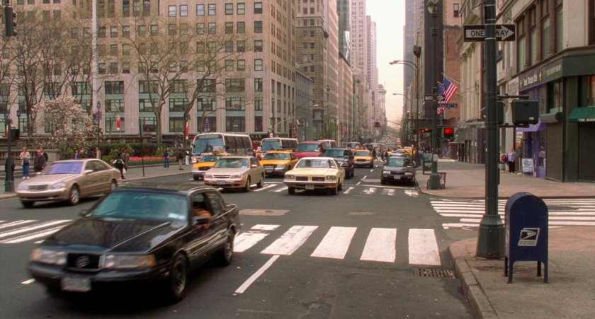 Busy New York street.
