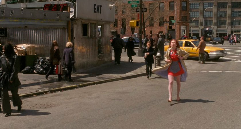 Mary Jane outside Moondance diner.