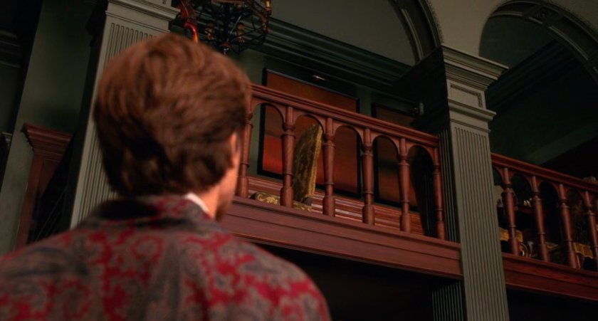 Interior of Norman Osborn penthouse.