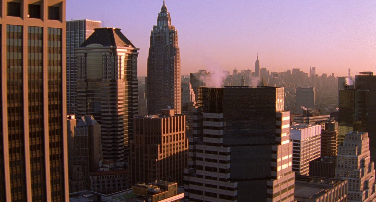 Aerial view of New York city.